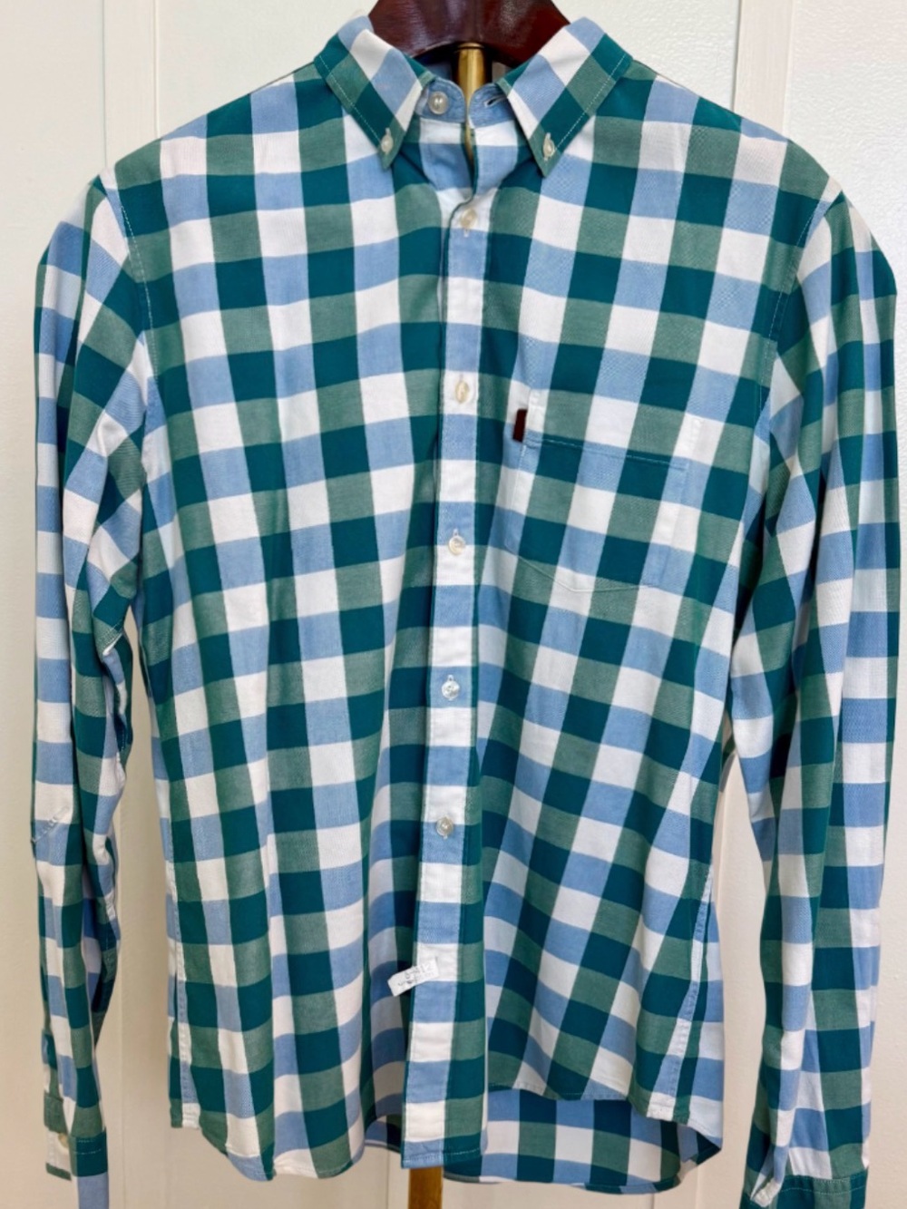 PREPPY HERITAGE BURBERRY BRIT PLAID BUTTON DOWN IVY LEAGUE